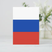 ロシア国旗 サンキューカード (スタンド正面)