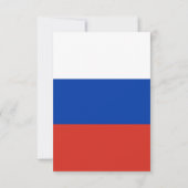 ロシア国旗 サンキューカード (裏面)
