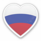 ロシア国旗 シール (正面)