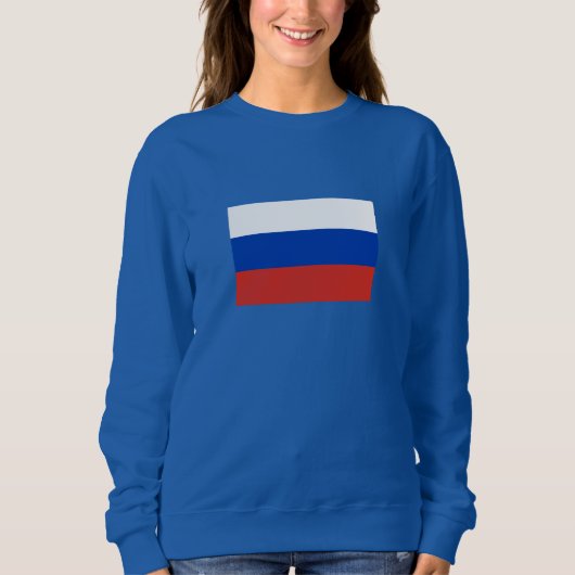 ロシア国旗 スウェットシャツ (正面)