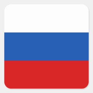 ロシア国旗 スクエアシール