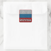 ロシア国旗 スクエアシール (バッグ)