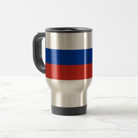 ロシア国旗 トラベルマグ (正面左)
