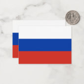 ロシア国旗 ノートカード (正面/裏面インサイチュ)