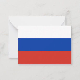 ロシア国旗 ノートカード