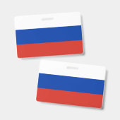 ロシア国旗 バッジ (正面＆裏面)