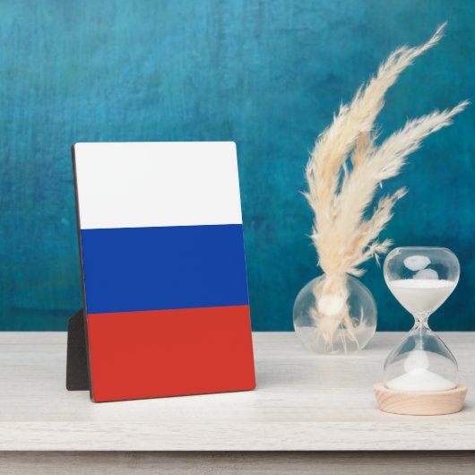 ロシア国旗 フォトプラーク (側面)
