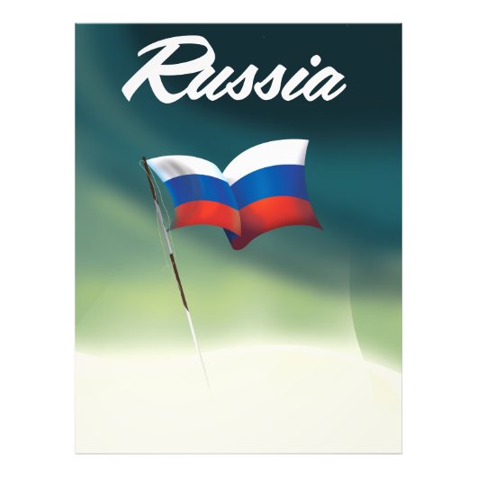ロシア国旗 フォトプリント            (正面)