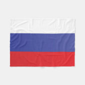 ロシア国旗 フリースブランケット (正面(横))