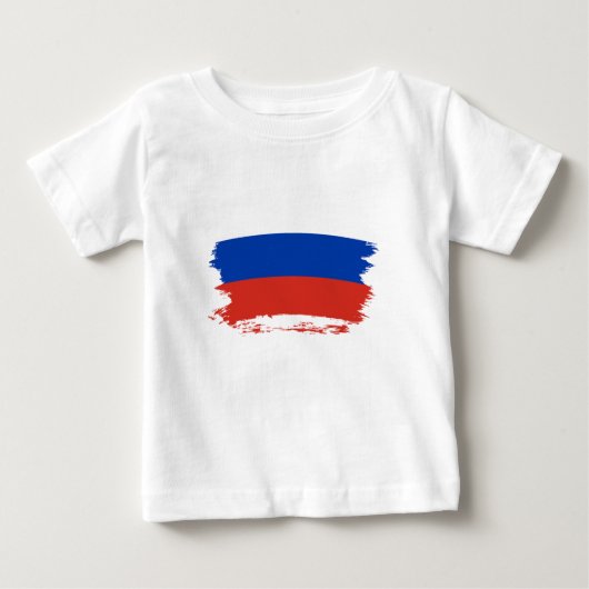 ロシア国旗 ベビーTシャツ (正面)