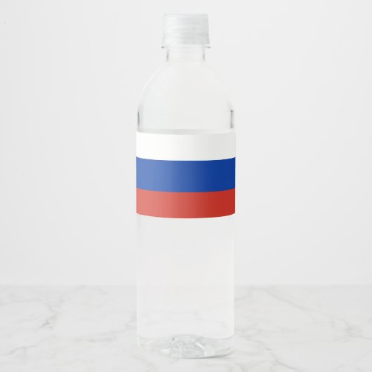 ロシア国旗 ペットボトルラベル (正面)