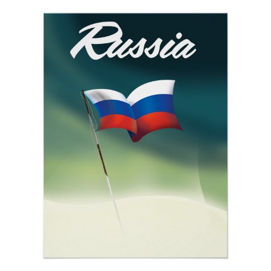 ロシア国旗 ポスター (正面)