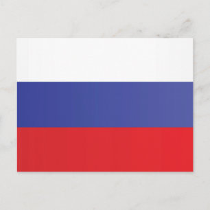 ロシア国旗 ポストカード