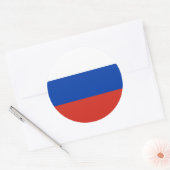 ロシア国旗 ラウンドシール (封筒)