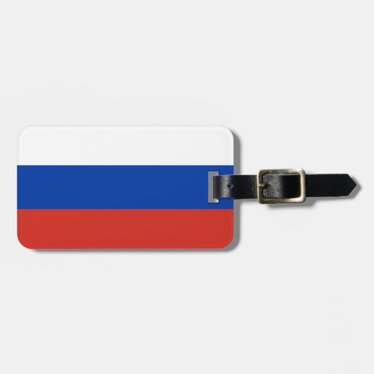 ロシア国旗 ラゲッジタグ (正面横)
