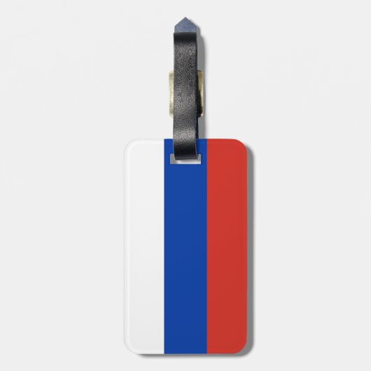ロシア国旗 ラゲッジタグ (裏面縦)