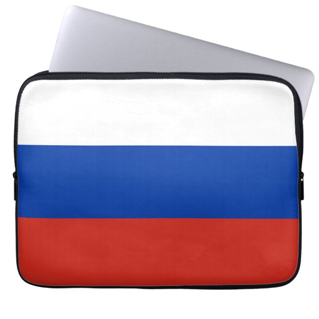 ロシア国旗 ラップトップスリーブ (正面)