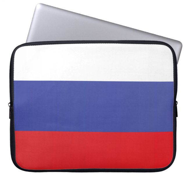 ロシア国旗 ラップトップスリーブ (正面)