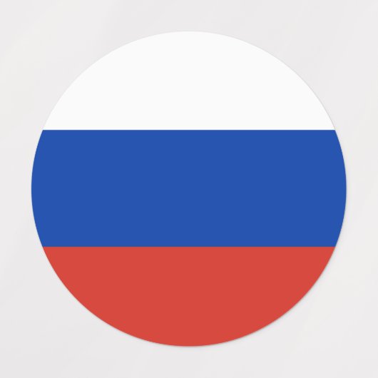 ロシア国旗 ラベル (デザイン2)