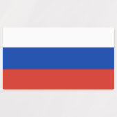 ロシア国旗 ラベル (デザイン1)