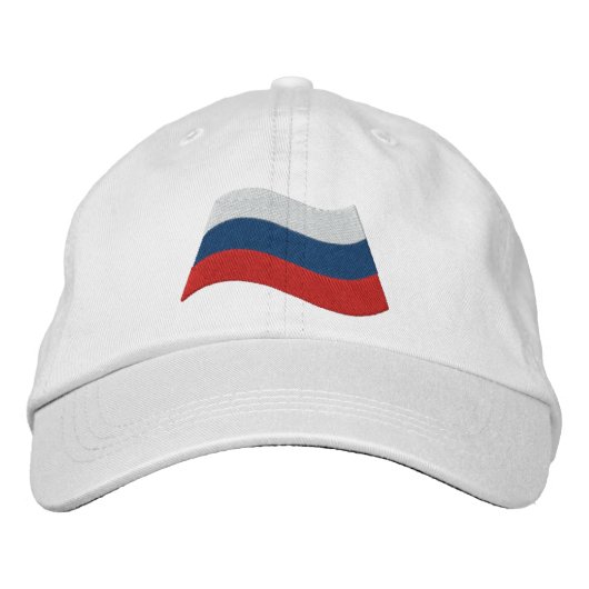 ロシア国旗 刺繍入りキャップ (正面)