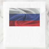 ロシア国旗 長方形シール (バッグ)