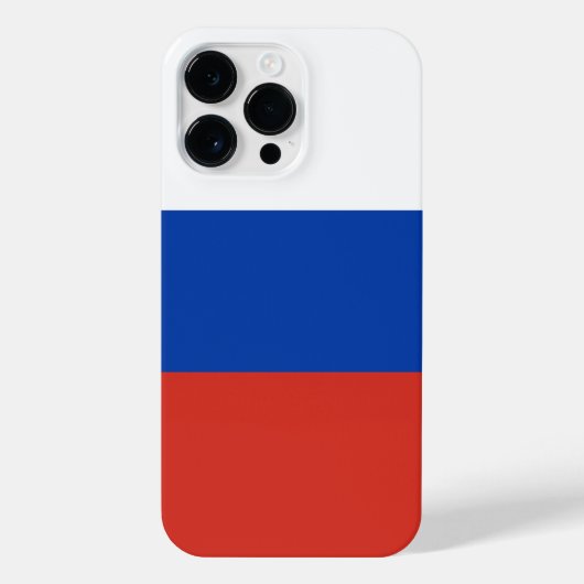 ロシア国旗 iPhoneケース (裏面)