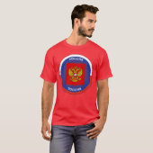 ロシア国章 サークル Tシャツ (正面フル)