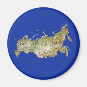ロシア地図磁石 マグネット