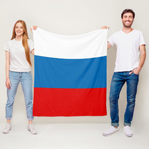 ロシア媒体の旗 フリースブランケット
