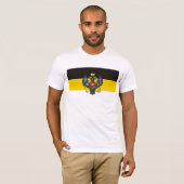 ロシア帝国の旗のTシャツ Tシャツ (正面フル)