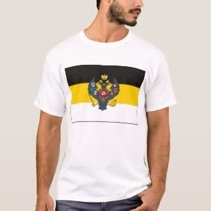 ロシア帝国の旗のTシャツ Tシャツ