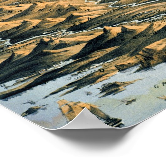 ロシア帝国全景 ポスター (角)