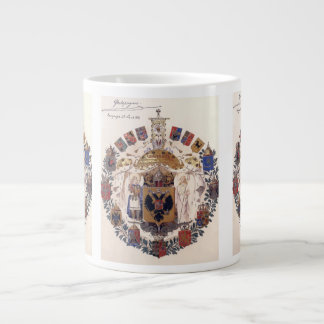 ロシア帝国大紋章 ジャンボコーヒーマグカップ
