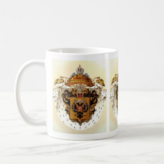ロシア帝国小紋章 コーヒーマグカップ (左)