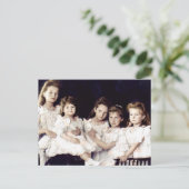 ロシア最後の皇帝の子ども ポストカード (スタンド正面)