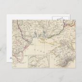 ロシア欧州Part VIII指数マップ付き ポストカード (正面/裏面)