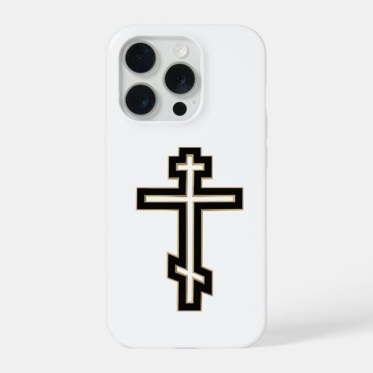 ロシア正教会の十字架 iPhoneケース (裏面)