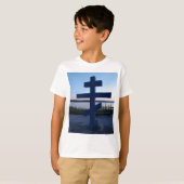 ロシア正教会の十字架 Tシャツ (正面フル)