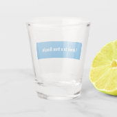 ロシア民主英語 – ホワイトブルーホワイト国旗 ショットグラス (裏面)