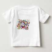 ロシア産の北鳥 ベビーTシャツ (裏面)