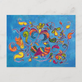 ロシア産の北鳥 ポストカード