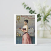 ロシア美しい製品ヴィンテージのポスター復元 ポストカード (スタンド正面)