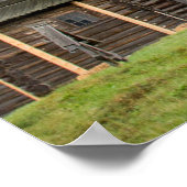 ロシア華美の木造教会 ポスター (角)