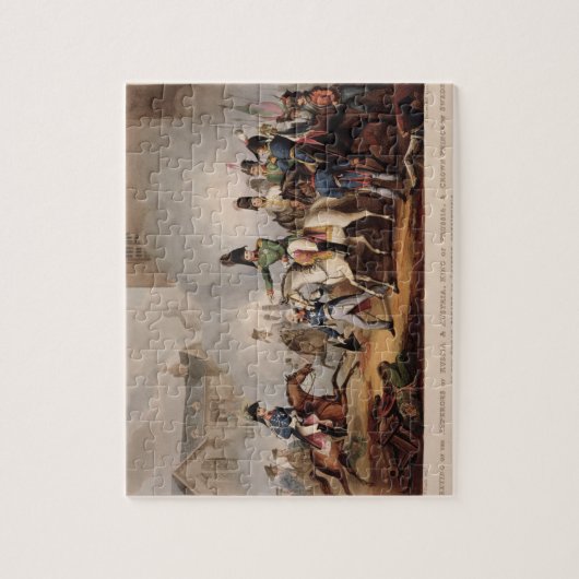 ロシア語およびオーストリア、Kiの皇帝の会合 ジグソーパズル (縦)