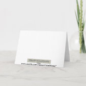 ロシア語のハッピーバースデー カード (裏面)