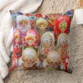 ロシア語は人形に入り込みました クッション (ブランケット)