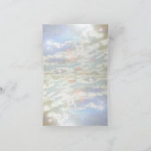 ロシア語-ありがとう-雲カード、 サンキューカード (内部)