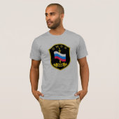 ロシア語MVD Spetsnaz "OMON " Tシャツ (正面フル)