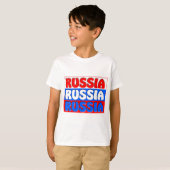 ロシア連邦の旗 Tシャツ (正面フル)